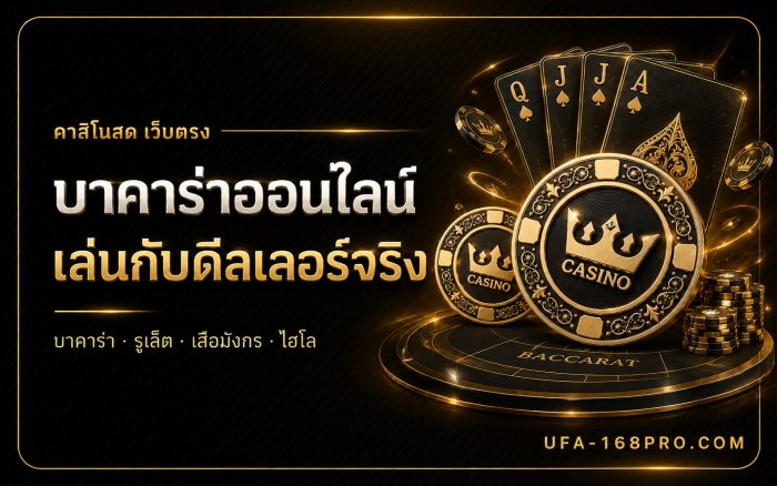 บาคาร่าออนไลน์ คาสิโนสดเว็บตรง กติกา วิธีนับแต้ม และการคุมทุน